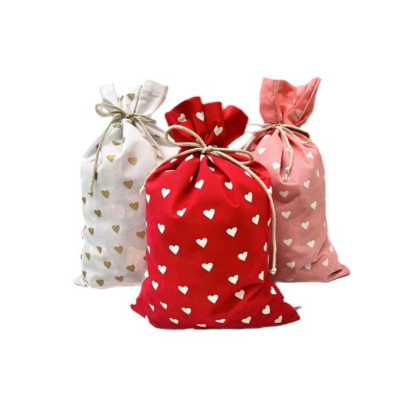 Säckar med hjärtan
