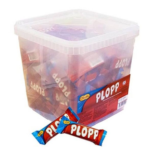 Cloetta Plopp Choklad Original storpack - godislåda 2 kg - inslaget godis - Engstromskonfektyrer.se