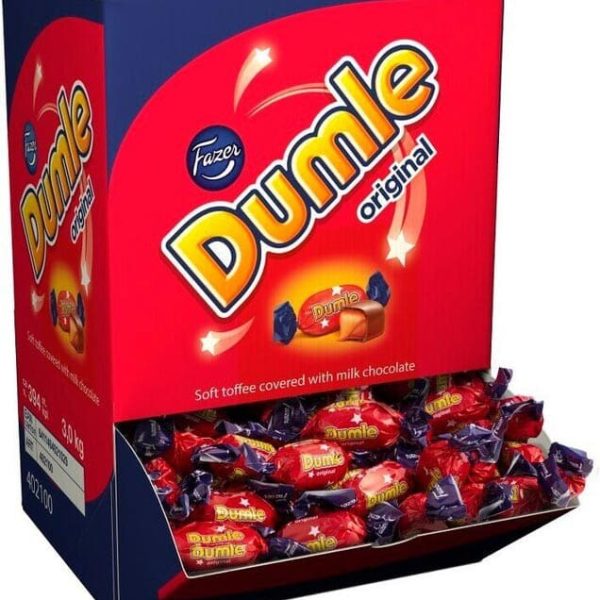 Fazer Dumle original choklad lösvikt - storpack 3 kg inslaget godis - Engstromskonfektyrer.se